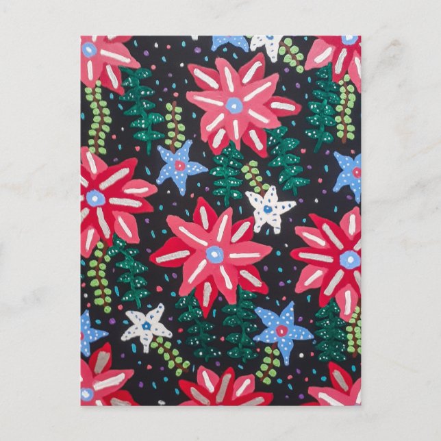 Bold Floral Arrangement  Postcard (Front)