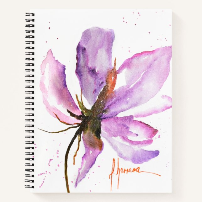 Bold Floral IV Notebook (Front)