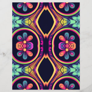 Bold Floral Large 1 ScrapJournal