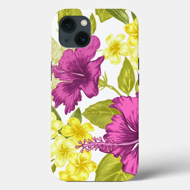 Bold Floral Print Case-Mate iPhone Case (Back)