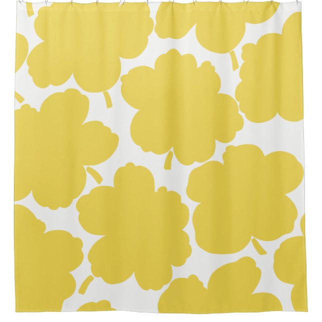 Bold Florals Monochrome Vibrant Yellow (Front)
