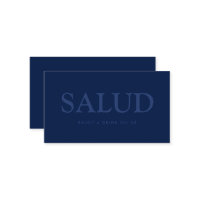 Bold Font "Salud" Spanish Free Drinks Ticket