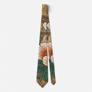 Bold Formal Cloisonne Floral Wedding Tie