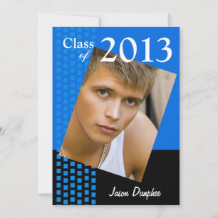 Bold Fresh Class of 2013 Grad Photo Party Invitation