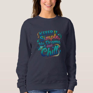 Bold & Fun Basic Sweatshirt for Women