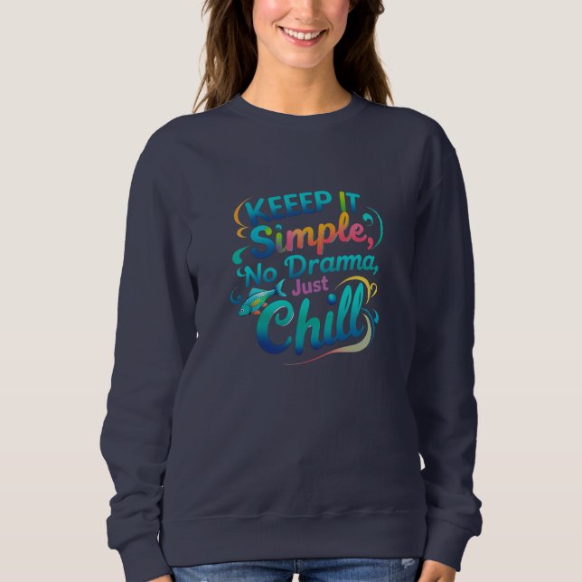 Bold & Fun Basic Sweatshirt for Women (Front)