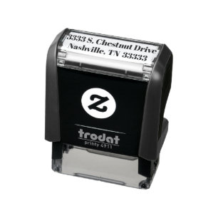 Bold Fun Return Address Self-inking Stamp