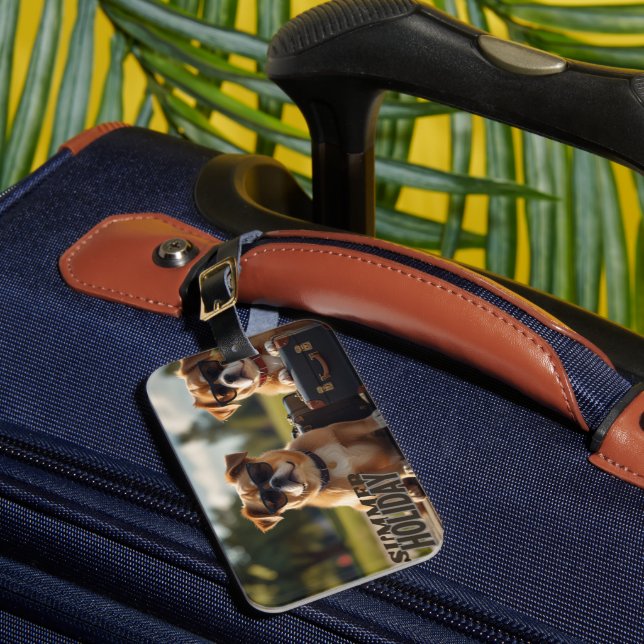Bold & Fun Travel Luggage Tag (Front Insitu 1)