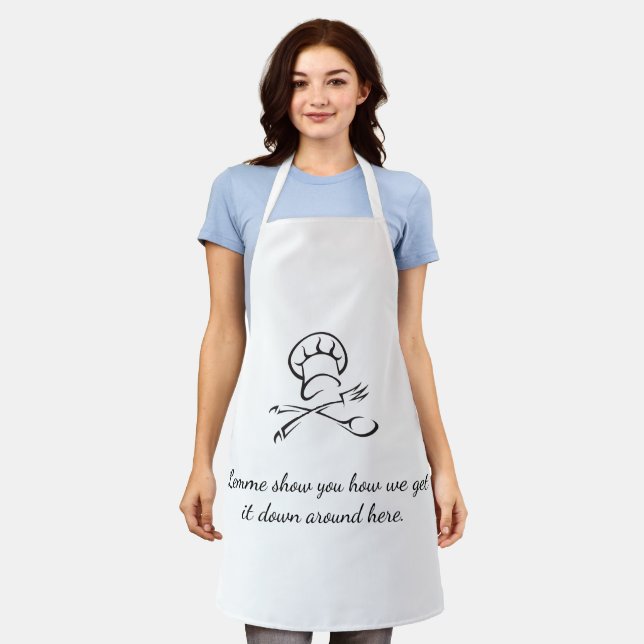 Bold & Funny Chef Apron  (Worn)
