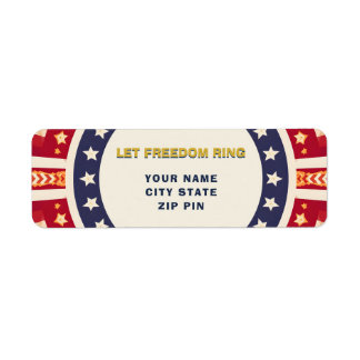 Bold Geometric 4th of July Design