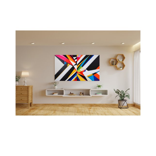 Bold Geometric Abstract Colorful Modern Art Photo Print (Creator Uploaded)