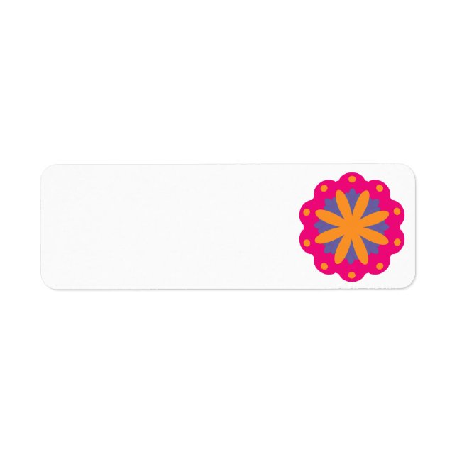 Bold Geometric Flower Design (Front)