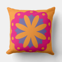 Bold Geometric Flower Design