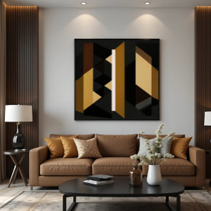 Bold Geometric Modern Minimalist Poster