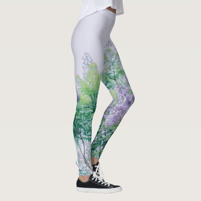 Bold Geometric Pattern Leggings for Fitness Enthus (Right)