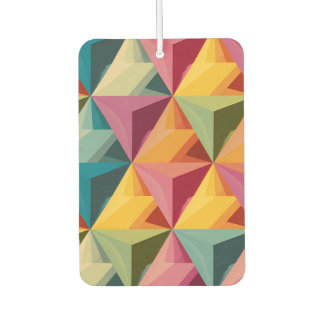 Bold Geometric Triangle Pattern Air Freshener