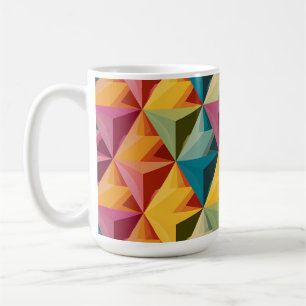 Bold Geometric Triangle Pattern  Coffee Mug