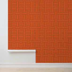 Bold Geometric Weave: A Modern Pattern Wallpaper