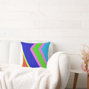 Bold Geometry for the Modern Eye  Throw Pillow