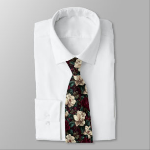 Bold Gifts For Dad Gardenias Flower Tie