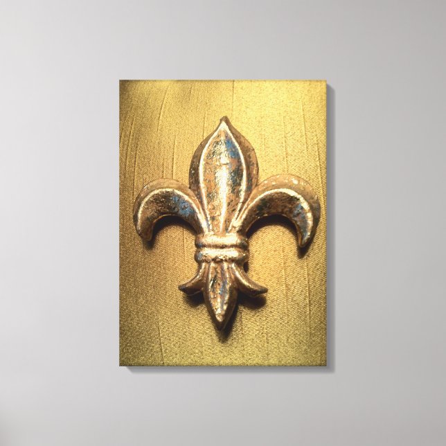Bold Gold Fleur de lis print (Front)