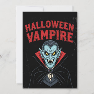 Bold Gothic Halloween Invitation