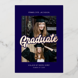 Bold graduate multi photo playful fun