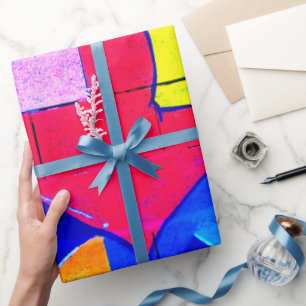Bold Graffiti Wrapping Paper – Urban Art Vibe