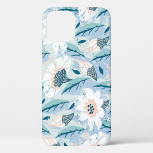 Bold Hand Painted Floral Vintage iPhone 12 Case