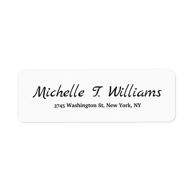 Bold Handwriting Classical Elegant Minimalist (Front)