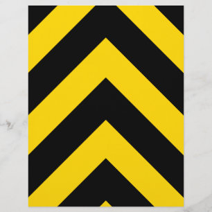 Bold Highway Traffic Bumble Bee Chevrons