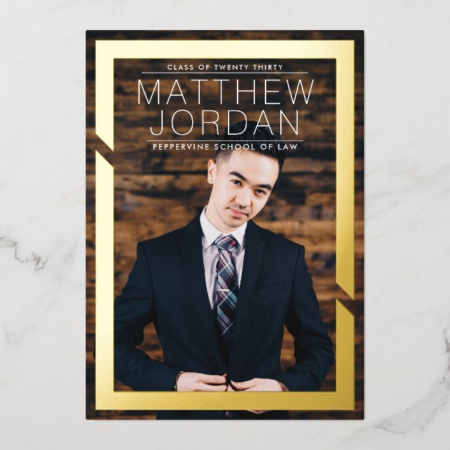 Bold in Gold Graduation  (Front)