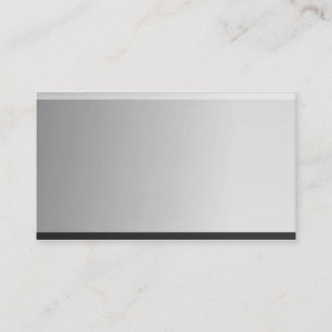 Bold Indestructible Metal Look Business Cards