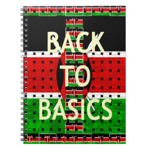 Bold Kenyan Motif: A Back-to-Basics Aesthetic Notebook