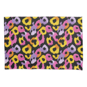 Bold Leopard Animal Print Retro Glam Chic Pillowcase