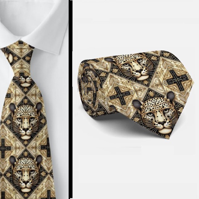Bold Leopard Tie | Masculine Men's Fashion (Creator Uploaded)