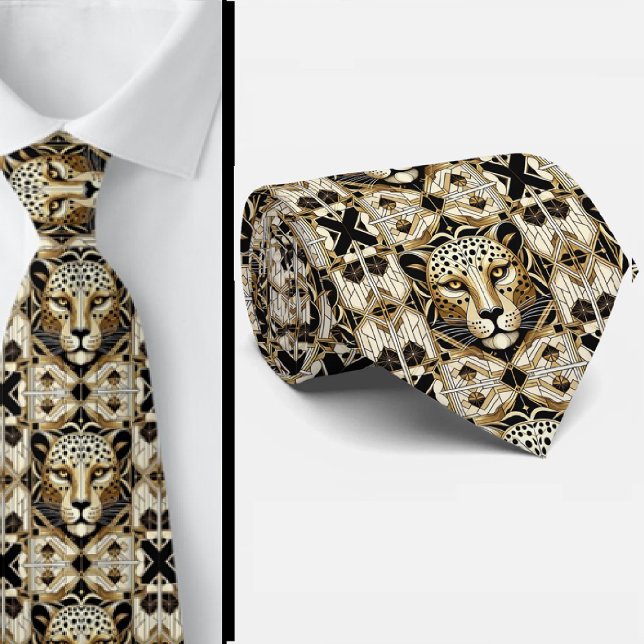 Bold Leopard Tie | Masculine Men's Fashion (Creator Uploaded)