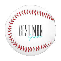 Bold Letters "Best Man" Personalized Wedding Party