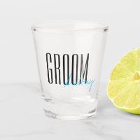 Bold Letters "Groom" Personalized Wedding Party