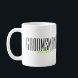 Bold Letters "Groomsman" Custom Wedding Party Coffee Mug<br><div class="desc">Personalized gifts for your wedding party.</div>