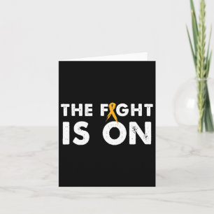 Bold Leukaemia Awareness Fight Gift Design For Fam Card