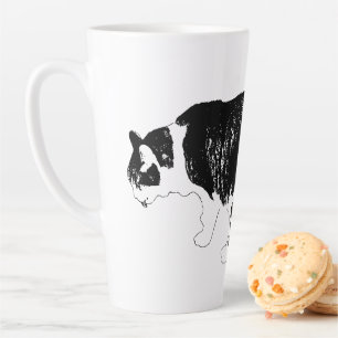 Bold Lines, Quiet Reflection Latte Mug