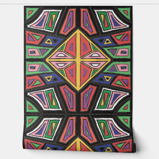 Bold Lines - Symmetrical Tile - Bold Colours Wallpaper
