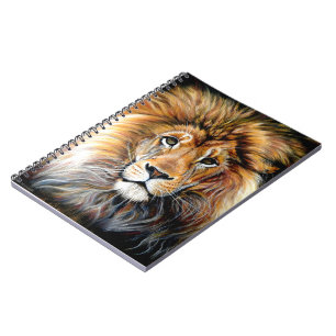 Bold Lion Spiral Notebook