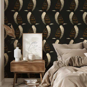 Bold Loon Modern Nature Design Wallpaper