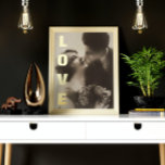 BOLD LOVE LETTERS PHOTO FOIL PRINTS<br><div class="desc">BOLD LOVE LETTERS PHOTO | WALL Foil Prints</div>