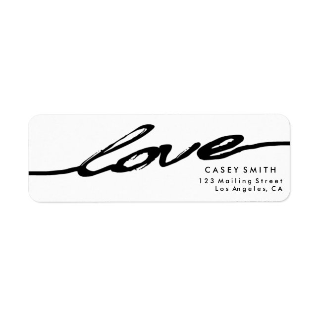 Bold Love Typographie Saint Valentin (Devant)