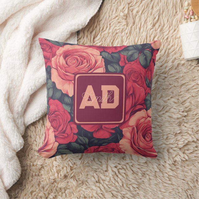 Bold Lovely Rose Pillow (Blanket)