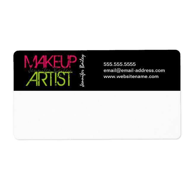 Bold Makeup Artist (Front)