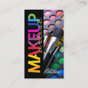 BOLD MAKEUP ARTIST BUSINESS CARD